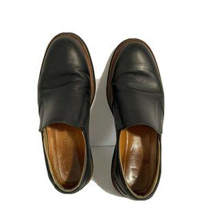 Samuel Hubbard Mens Frequent Traveler Slip-On Shoes Black Leather sizeUS Woman 9